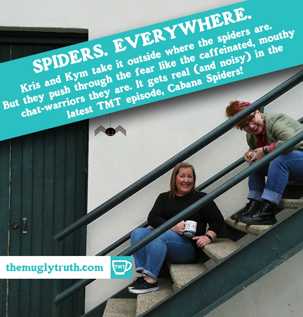 Kris and Kym on the stairs in Old Orange