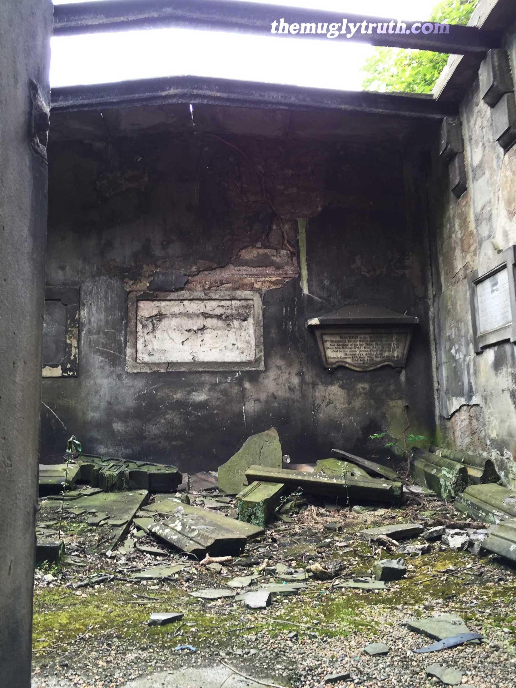 Dilapidated crypt