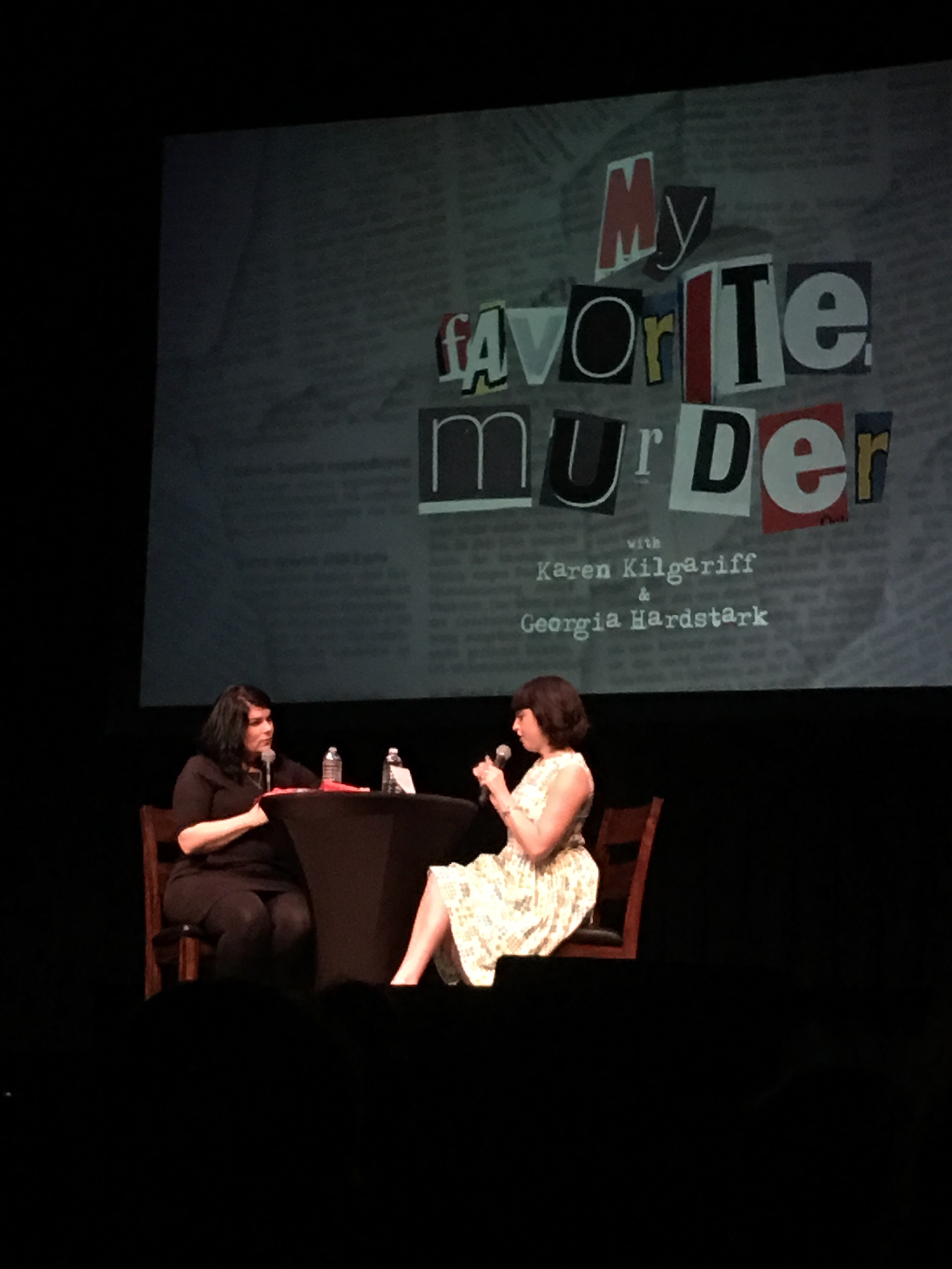 Karen and Georgia MFM On Stage